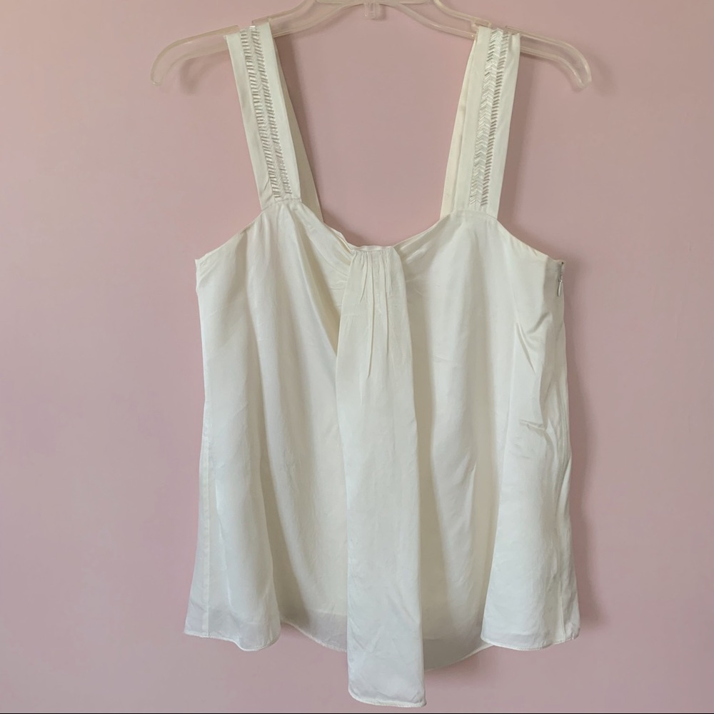 Banana Republic Cream Silk Top